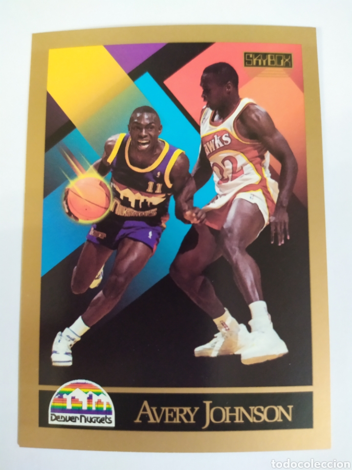 Sammelleidenschaft Sport: Avery Johnson 380 NBA Skybox 1990-91 Denver Nuggets