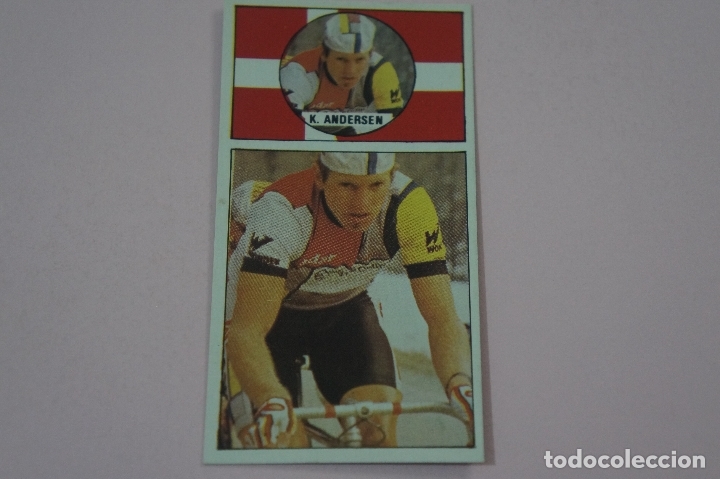 Coleccionismo deportivo: CROMO DE CICLISMO KIM ANDERSEN SIN PEGAR N&ordm; 87 A&Ntilde;O 1987 DEL ALBUM ASES DEL PEDAL DE J. MERCHANTE