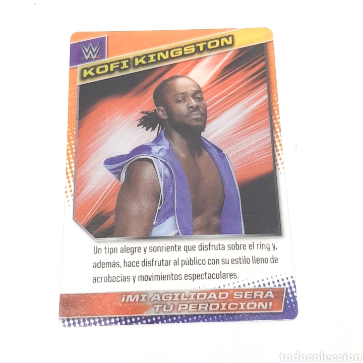 Coleccionismo deportivo: (C-25) CARTA WWE 2015 DE PANINI. N&deg;040 KOFI KINGSTOM