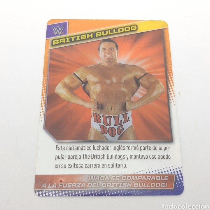 Coleccionismo deportivo: (C-25) CARTA WWE 2015 DE PANINI. N&deg;174 BRITISH BULLDOG