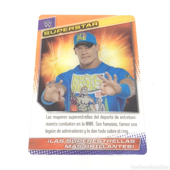 Coleccionismo deportivo: (C-25) CARTA WWE 2015 DE PANINI. N&deg;002 SUPERSTAR