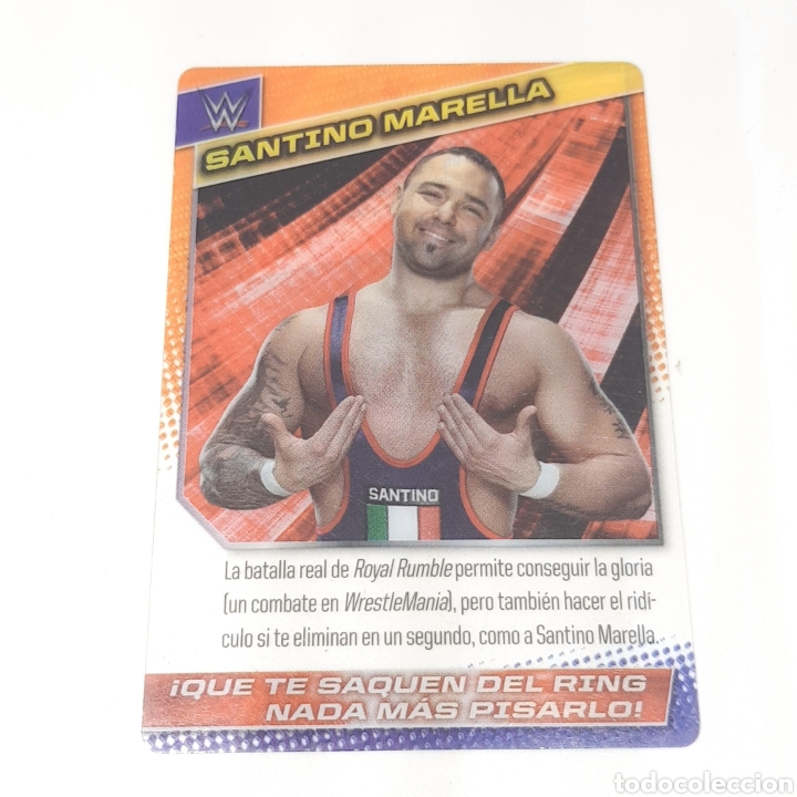Coleccionismo deportivo: (C-25) CARTA WWE 2015 DE PANINI. N&deg;147 SANTINO MARELLA