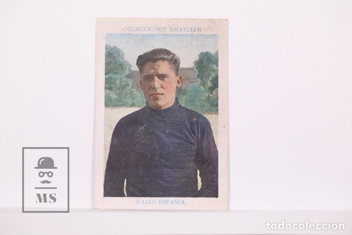 Coleccionismo deportivo: Cromo De Chocolate Amatller - Ciclismo N&ordm; 1 Juli&aacute;n Espa&ntilde;ol
