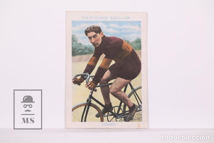 Coleccionismo deportivo: Cromo De Chocolate Amatller - Ciclismo N&ordm; 22 Linart