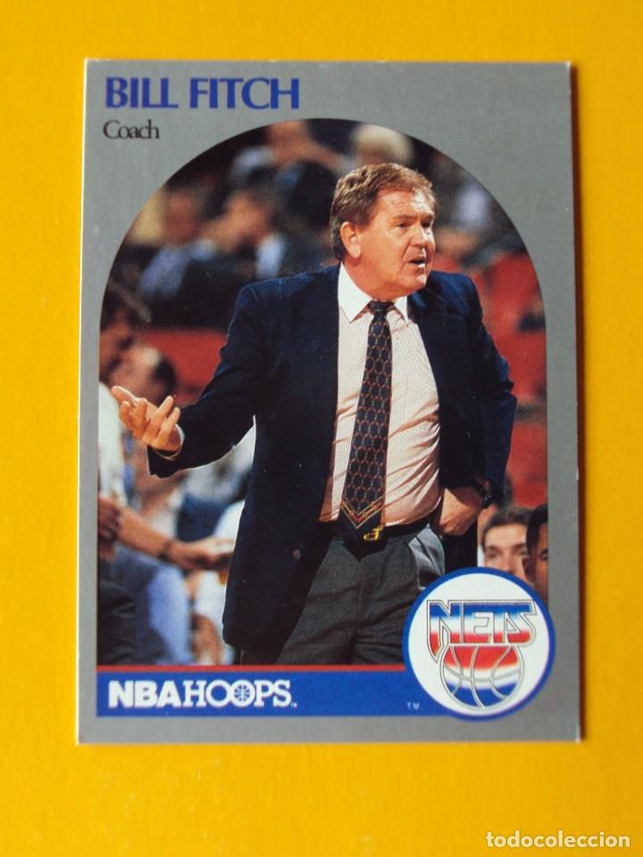 Coleccionismo deportivo: BILL FITCH 321 NBA HOOPS 1990 COACH NEW JERSEY NETS 90 TRADING CARD 91