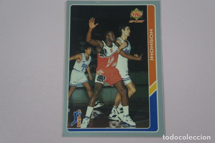 Collezionismo sportivo: CROMO CARD DE BALONCESTO JHONSON DEL B. LEON N&ordm; 143 LIGA ACB 95 DE MUNDICROMO SPORT