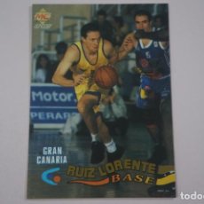 Coleccionismo deportivo: CROMO CARD DE BALONCESTO RUIZ LORENTE DEL GRAN CANARIA Nº 188 LIGA ACB 96 MUNDICROMO SPORT
