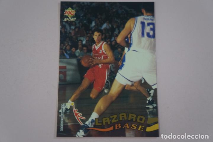 Colecionismo desportivo: CROMO CARD DE BALONCESTO JESUS LAZARO DEL BASQUET MANRESA N&ordm; 37 LIGA ACB 96 DE MUNDICROMO SPORT