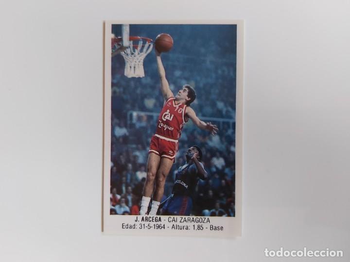 Collezionismo sportivo: CROMO N&ordm; 22 J.ARCEGA (CAI ZARAGOZA) BALONCESTO 88 CONVERSE