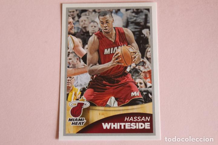 Colecionismo desportivo: CROMO DE BALONCESTO WHITESIDE DEL MIAMI HEAT SIN PEGAR N&ordm; 174 LIGA NBA 2015-2016/15-16 PANINI
