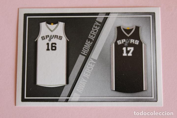 Collezionismo sportivo: CROMO DE BALONCESTO EQUIPACION DE SAN ANTONIO SPURS SIN PEGAR N&ordm; 244 LIGA NBA 2016-2017/16-17 PANINI
