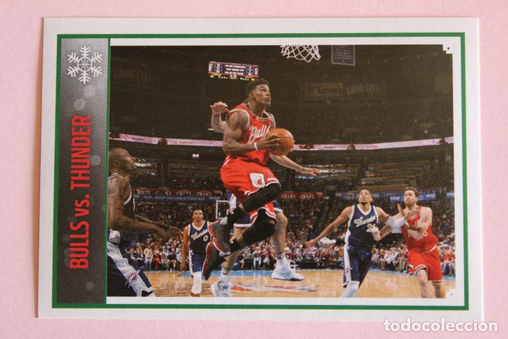 Collezionismo sportivo: CROMO DE BALONCESTO CHICAGO BULLS VS THUNDER SIN PEGAR N&ordm; 370 LIGA NBA 2016-2017/16-17 PANINI