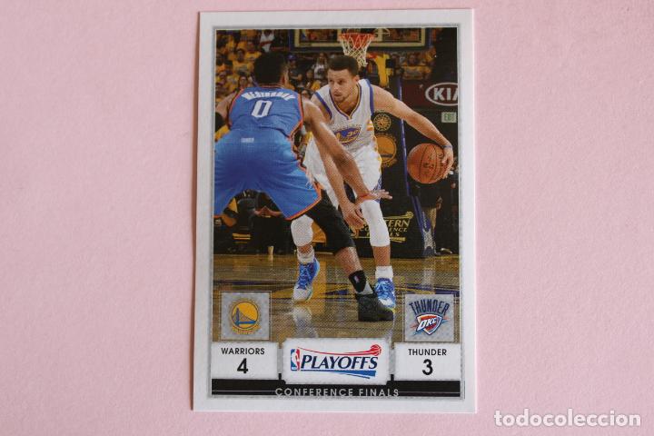 Sammelleidenschaft Sport: CROMO BALONCESTO PLAYOFFS WARRIORS VS THUNDER SIN PEGAR N&ordm; 404 LIGA NBA 2016-2017/16-17 PANINI