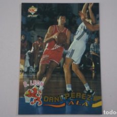 Coleccionismo deportivo: CROMO CARD DE BALONCESTO DANIEL PEREZ DEL B. LEON Nº 91 LIGA ACB 96 DE MUNDICROMO SPORT