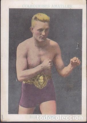 Coleccionismo deportivo: CROMO BOXEO CHOCOLATES AMATLLER ELKY CLARCK