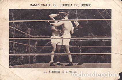 Coleccionismo deportivo: CROMO BOXEO CAMPEONATO DE EUROPA DE BOXEO SPALLA UZCUDUN