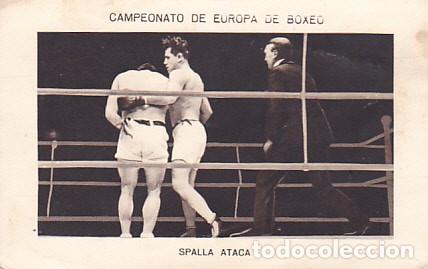 Coleccionismo deportivo: CROMO BOXEO CAMPEONATO DE EUROPA DE BOXEO SPALLA UZCUDUN