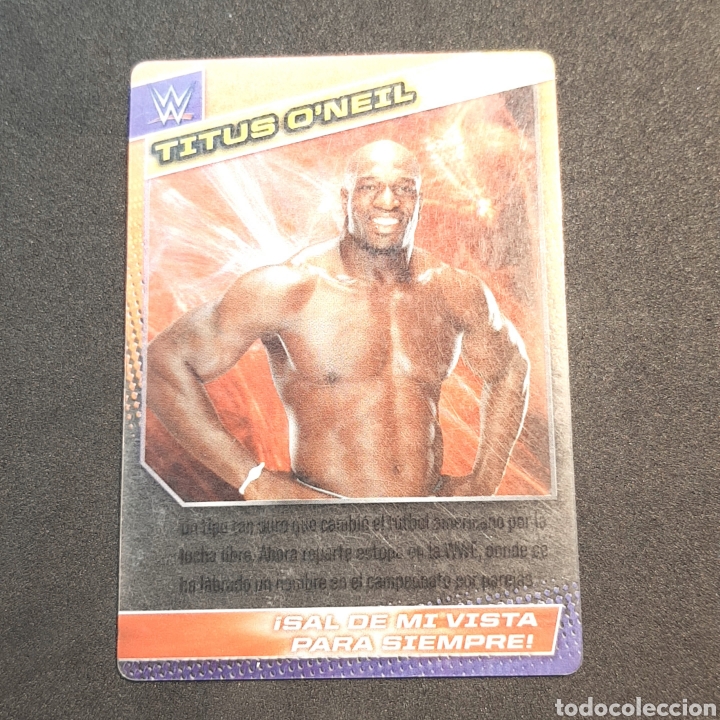Coleccionismo deportivo: (C-32) CARTA PLASTICO PANINI 2015. WWE N&deg;076 TITUS O'NEIL