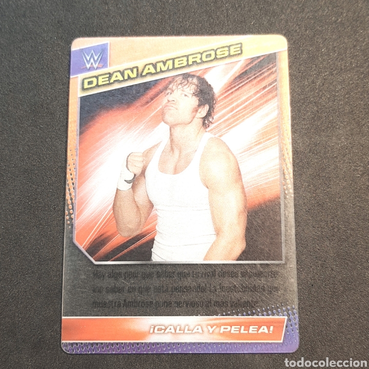Coleccionismo deportivo: (C-32) CARTA PLASTICO PANINI 2015. WWE N&deg;022 DEAN AMBROSE