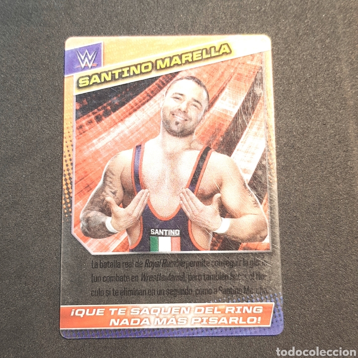 Coleccionismo deportivo: (C-32) CARTA PLASTICO PANINI 2015. WWE N&deg;147 SANTINO MARELLA