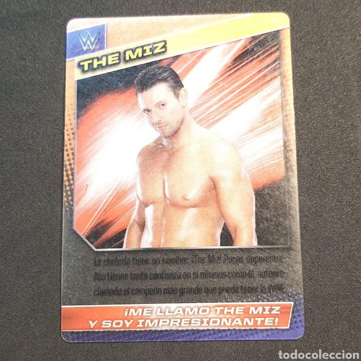 Coleccionismo deportivo: (C-32) CARTA PLASTICO PANINI 2015. WWE N&deg;037 THE MIZ