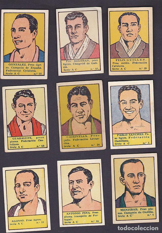 Coleccionismo deportivo: CROMOS BOXEO EDITORIAL VALENCIANA 1942 4 EUROS UNIDAD