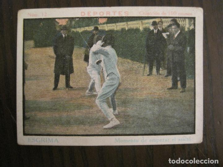 Coleccionismo deportivo: ESGRIMA-DEPORTES-N&ordm; 12-COMESTIBLES CARRERA MONFA-SANT MARTI DE MALDA-VER FOTOS-(V-19.509)