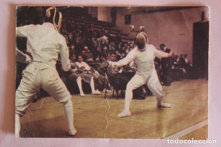 Coleccionismo deportivo: CROMO DE ESGRIMA ESPADA ELECTRICA DESPEGADO N&ordm; 101 A&Ntilde;O 1968 DE ALBUM JUEGOS OLIMPICOS DE DIDEC