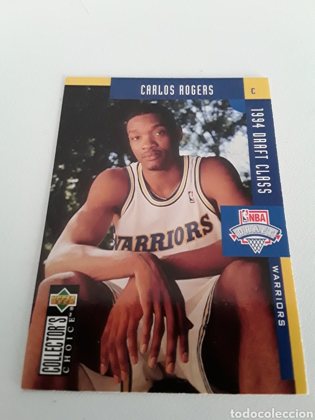 Coleccionismo deportivo: Upper Deck Carlos Rogers N 416 1994 Draft Class - Foto 1