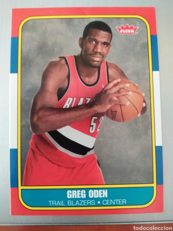 Greg Oden 152 Nba Fleer 2007 08 Portland Trail Comprar En 