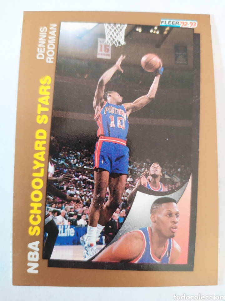 Colecionismo desportivo: Dennis Rodman 261 NBA Fleer 1992-93 Detroit Pistons