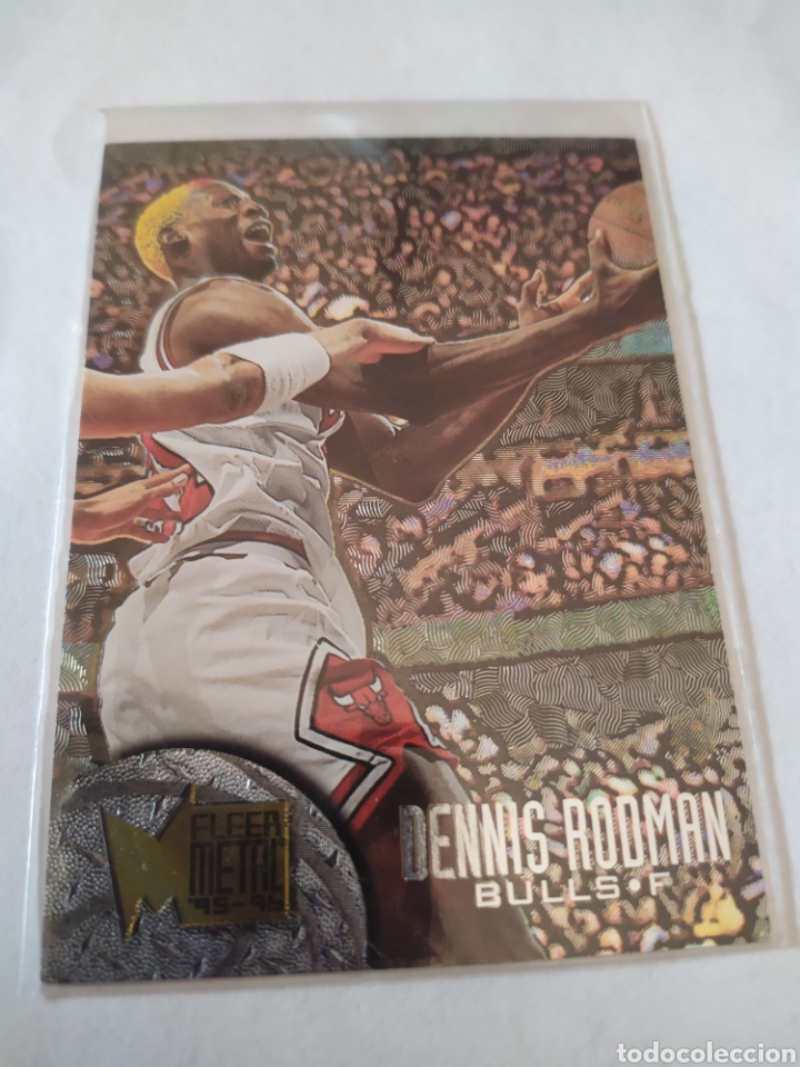 Coleccionismo deportivo: Dennis Rodman 134 NBA Fleer Metal 1995-96 Chicago Bulls