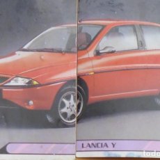 Coleccionismo deportivo: CROMO AUTO 2000 DOBLE SIN PEGAR . PANINI 1999 LANCIA Y