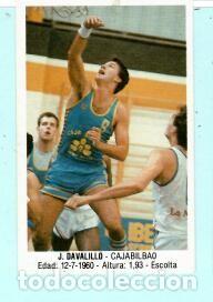 Sammelleidenschaft Sport: CROMO BASKET BALONCESTO J, DAVALILLO CAJA BILBAO N&ordm; 38 CONVERSE NO ESTUVIERON PEGADOS