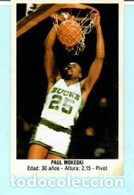 Sammelleidenschaft Sport: CROMO BASKET BALONCESTO PAUL MOKESKI N&ordm; 117 CONVERSE NO ESTUVIERON PEGADOS