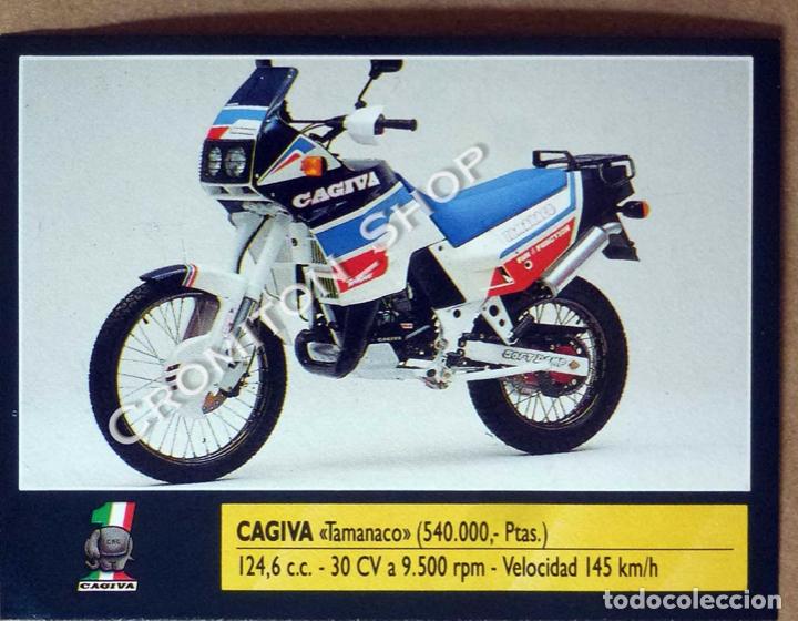 Coleccionismo deportivo: N&ordm; 79 CAGIVA TAMANACO - SUPER MOTO EDICIONES ESTE MOTOR 16 1990 SUPERMOTO