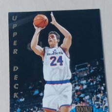 Coleccionismo deportivo: NBA UPPER DECK 92/93 CROMO FICHA Nº 74 TOM GUGLIOTTA