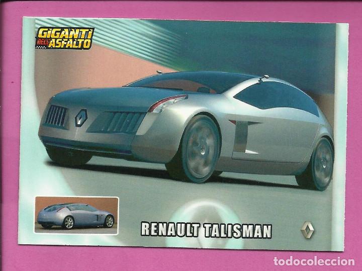 Coleccionismo deportivo: Cards Giganti dell Asfalto - Gigantes del Asfalto (versi&oacute;n italiana Mundicromo) RENAULT TALISMAN