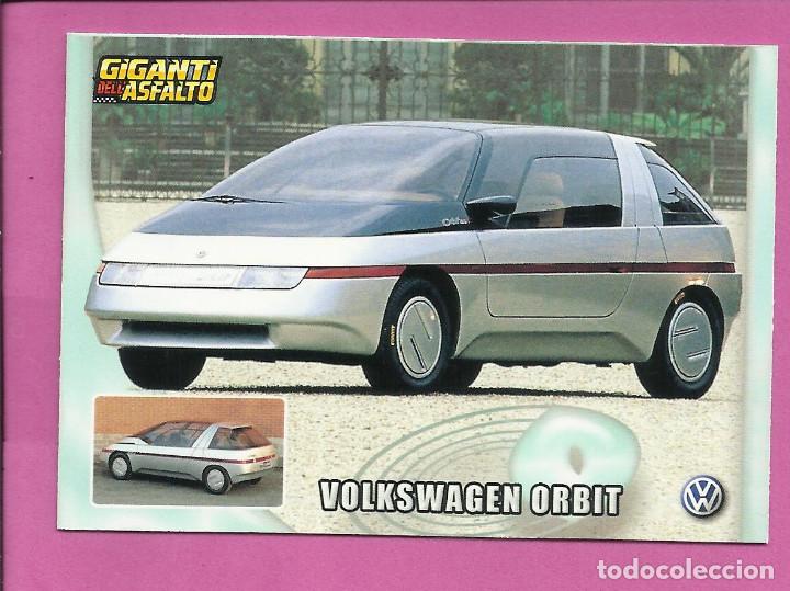 Coleccionismo deportivo: Cards Giganti dell Asfalto - Gigantes del Asfalto (versi&oacute;n italiana Mundicromo) VOLKSWAGEN ORBIT