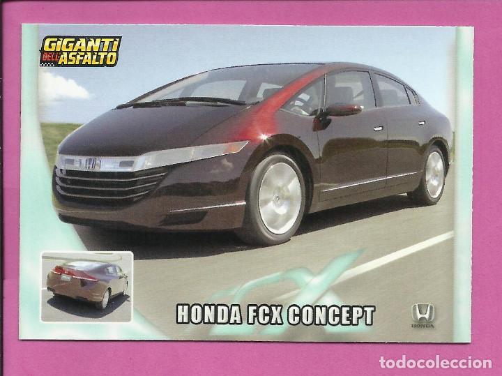 Coleccionismo deportivo: Cards Giganti dell Asfalto - Gigantes del Asfalto (versi&oacute;n italiana Mundicromo) HONDA FCX CONCEPT