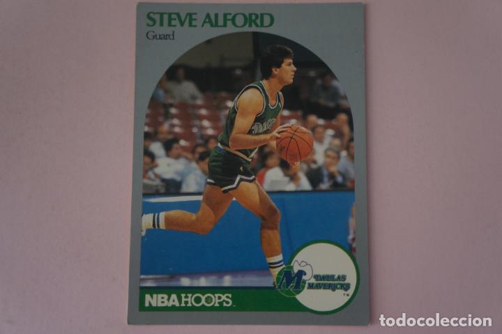 Colecionismo desportivo: CROMO CARD DE BALONCESTO STEVE ALFORD DEL DALLAS MAVERICKS N&ordm; 81 NBA HOOPS 1990-90