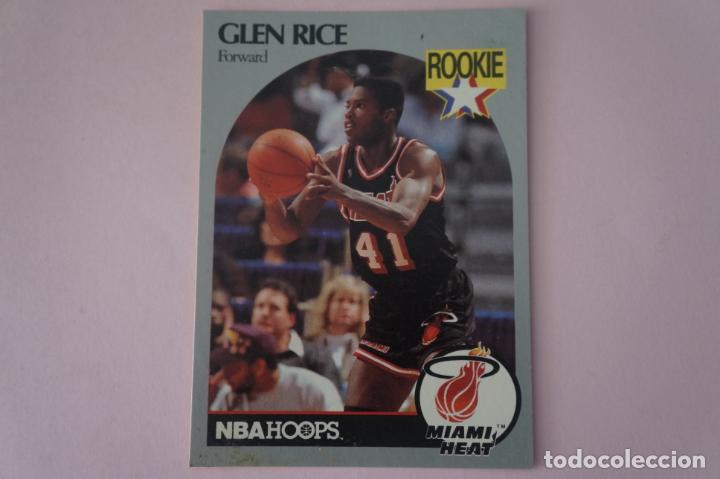 Collezionismo sportivo: CROMO CARD DE BALONCESTO GLEN RICE DEL MIAMI HEAT N&ordm; 168 NBA HOOPS 1990-90