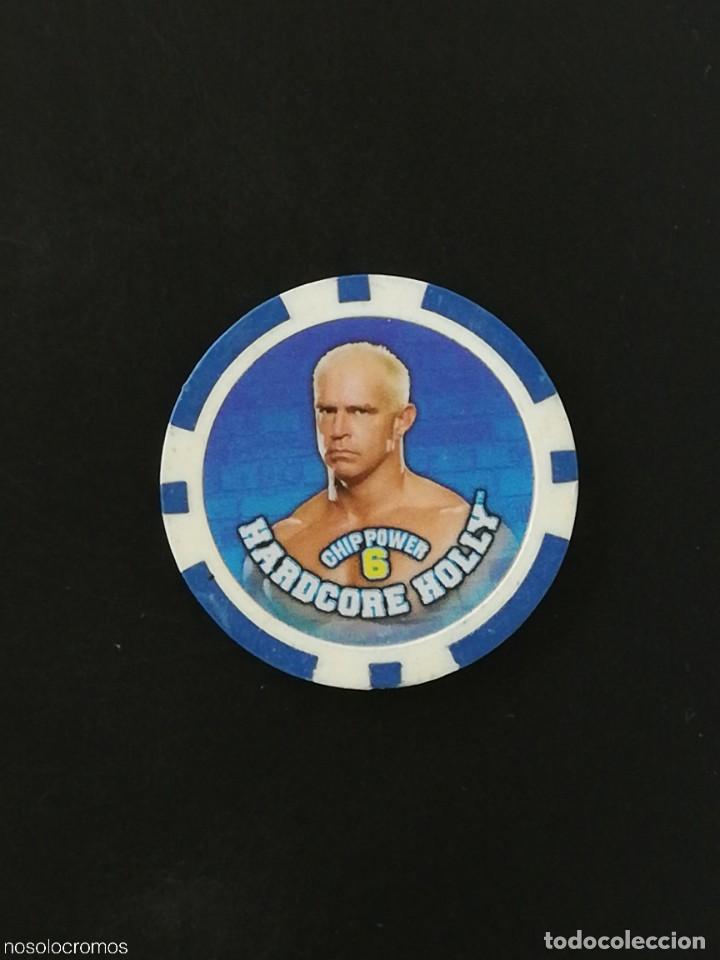Coleccionismo deportivo: 6 HARDCORE HOLLY CHIPZ TAZO WWE