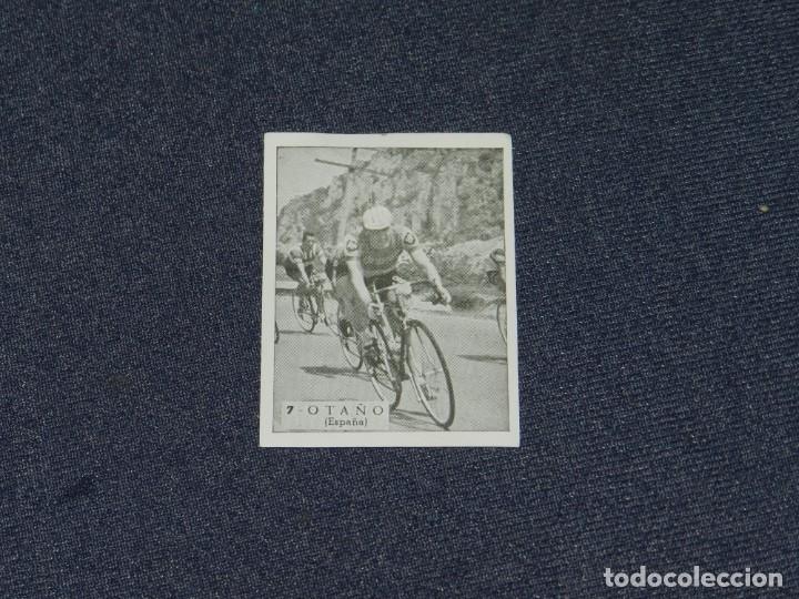 Coleccionismo deportivo: CROMO CICLISMO - ASES DEL PEDAL N.7 OTA&Ntilde;O - EDICIONES TRIUNFO 1960, BUEN ESTADO
