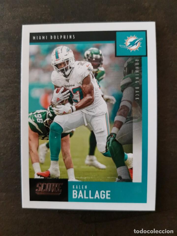 Colecionismo desportivo: Panini Score 2020 #16 Kalen Ballage Miami Dolphins NFL Card