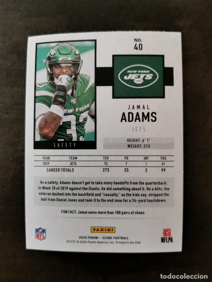 2020 Score Football #40 Jamal Adams New York Jets Official NFL Trading Card  From Panini America : Everything Else 