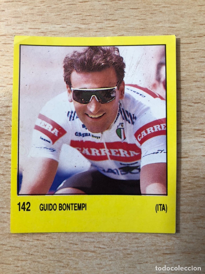 Coleccionismo deportivo: # 142 Guido Bontempi Ciclismo Supersport 1988, sin pegar en muy buen estado