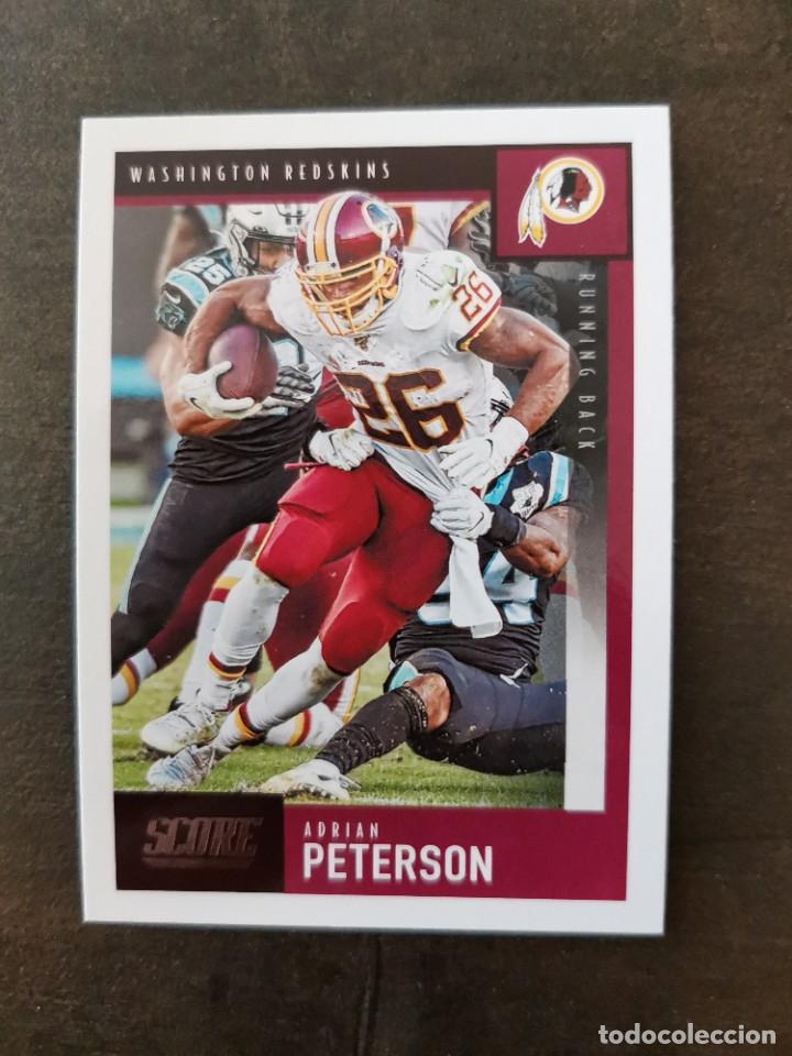 Collezionismo sportivo: Panini Score 2020 #198 Adrian Peterson Washington Redskins NFL Card