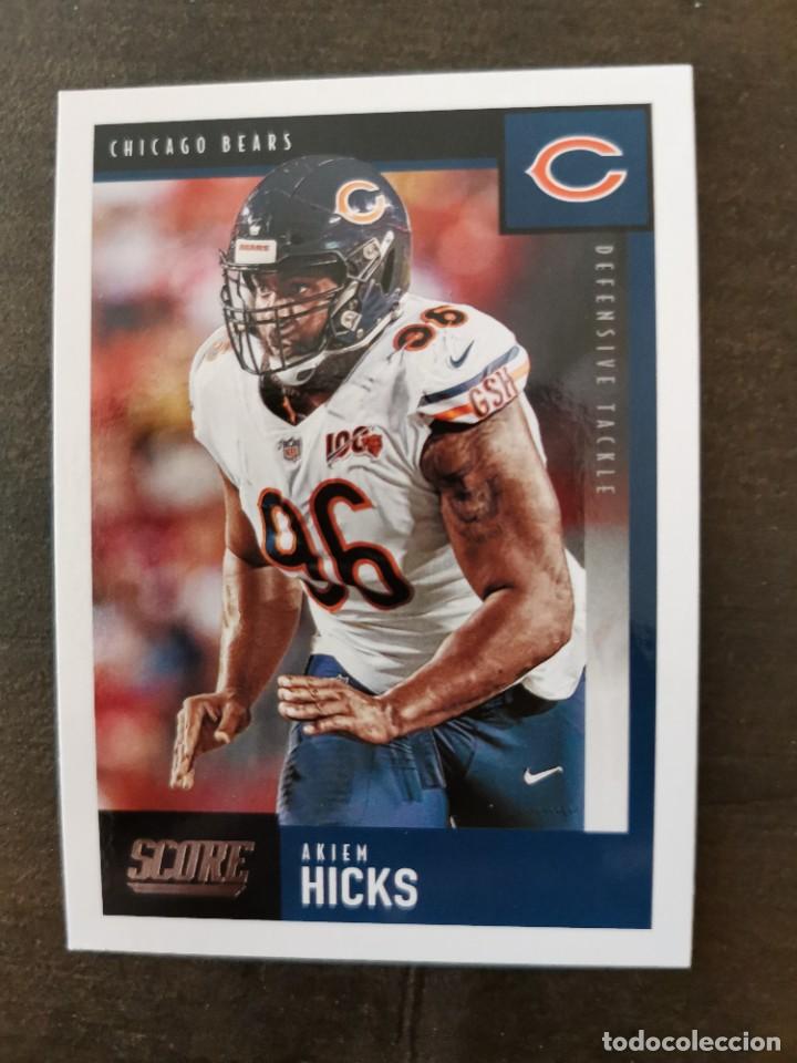 Sammelleidenschaft Sport: Panini Score 2020 #214 Akiem Hicks Chicago Bears NFL Card