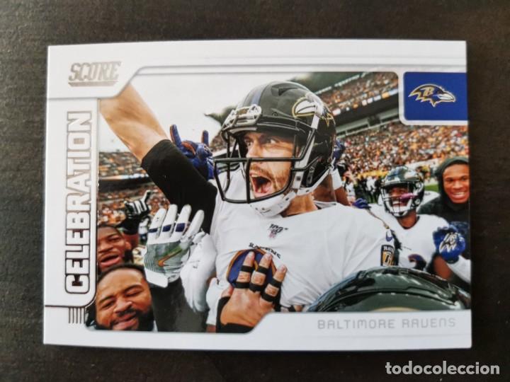 Colecionismo desportivo: Panini Score 2020 #CE-10 Celebration Baltimore Ravens NFL Insert Card